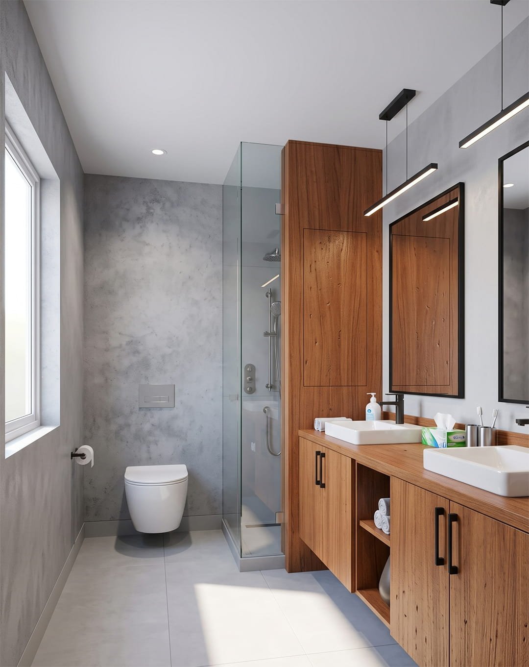 Waterproof Alstone WPC Bathroom Vanity Unit