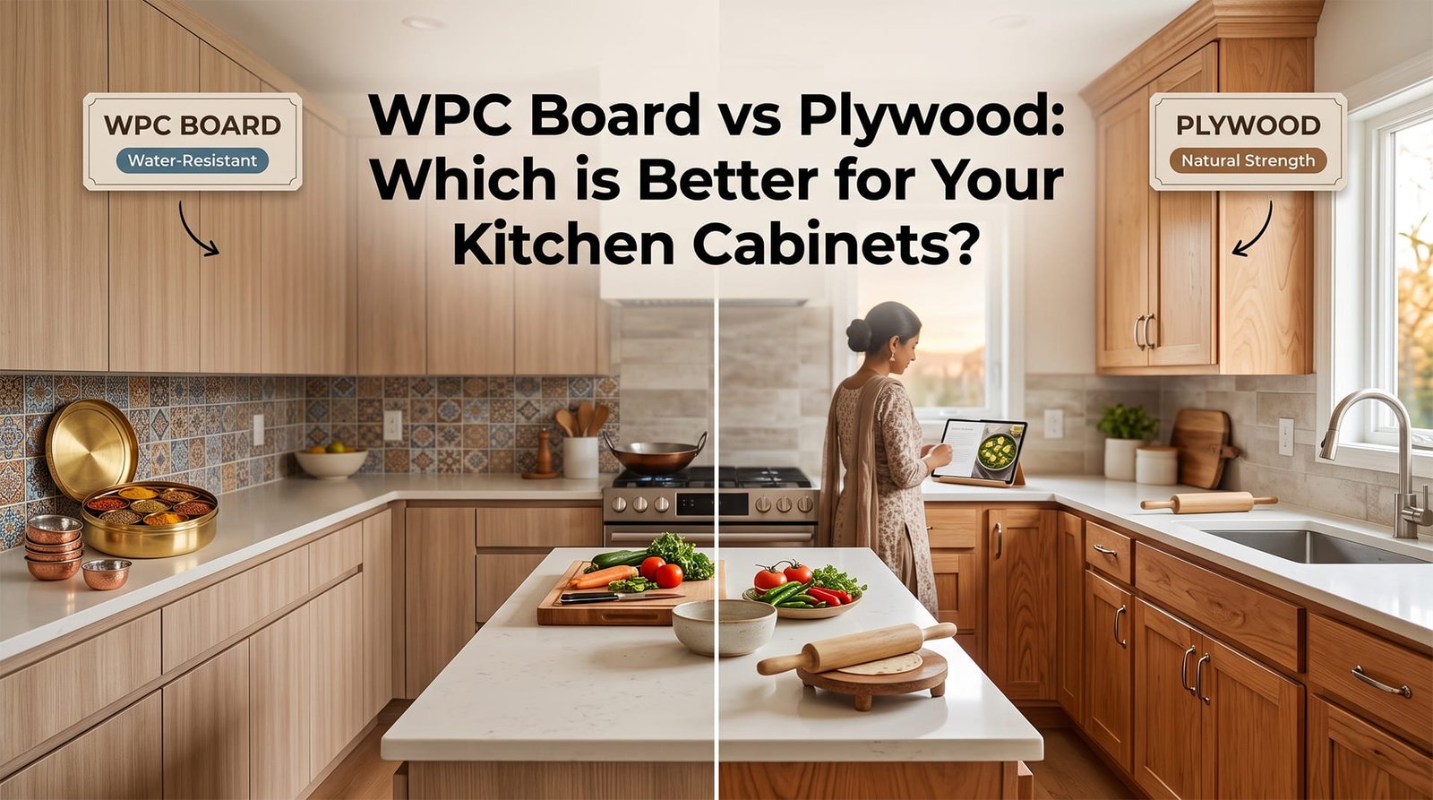 WPC Board vs Plywood: Which is Better for Your Kitchen Cabinets?